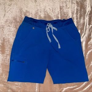 Blue Zamora joggers size small figs scrubs